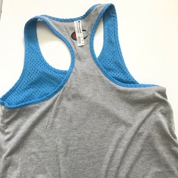 Champion Reversible Mesh Jersey Tank Top Sz Lg - Picture 4 of 5
